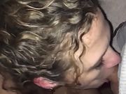 Wife sucking cock, comparing sizes
